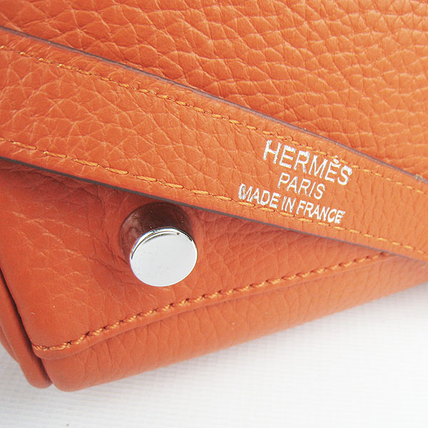 High Quality Hermes Kelly 35cm Togo Leather Bag Orange 6308